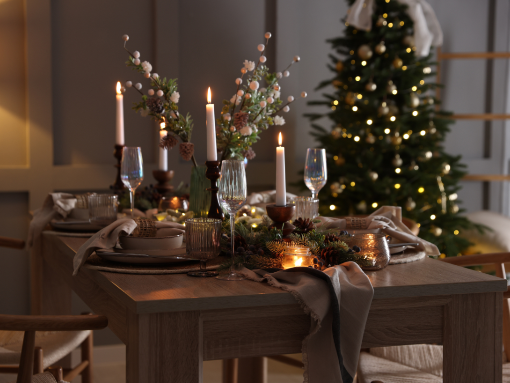 What is a commercial festive decoration build?
