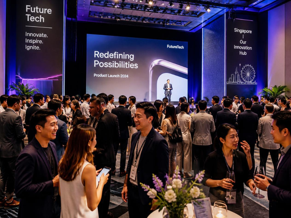 What do full-scope product launch event services actually include?