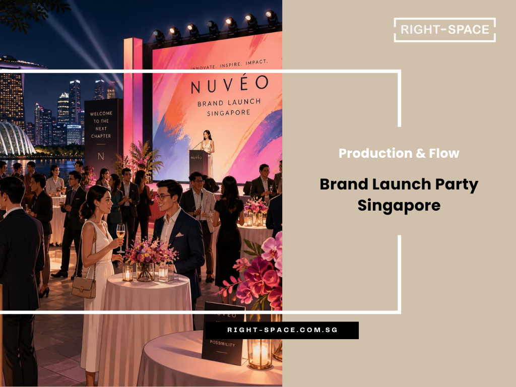 Brand Launch Party Singapore: Production & Flow