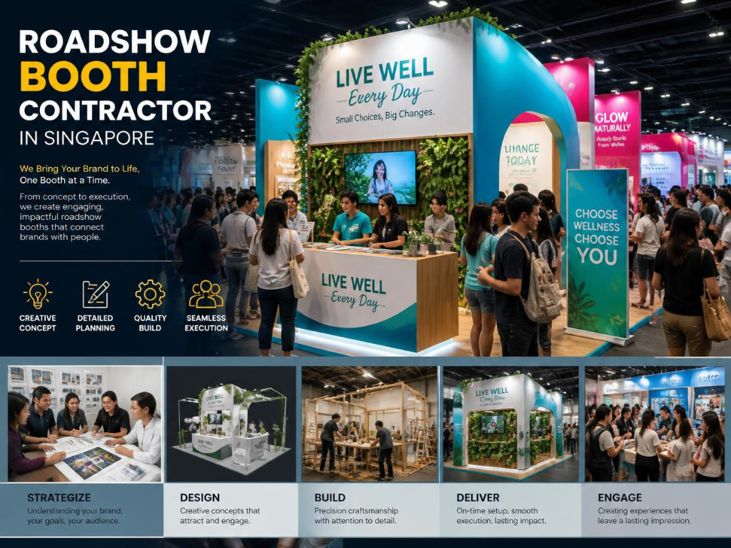 What does a roadshow booth contractor in Singapore actually deliver?