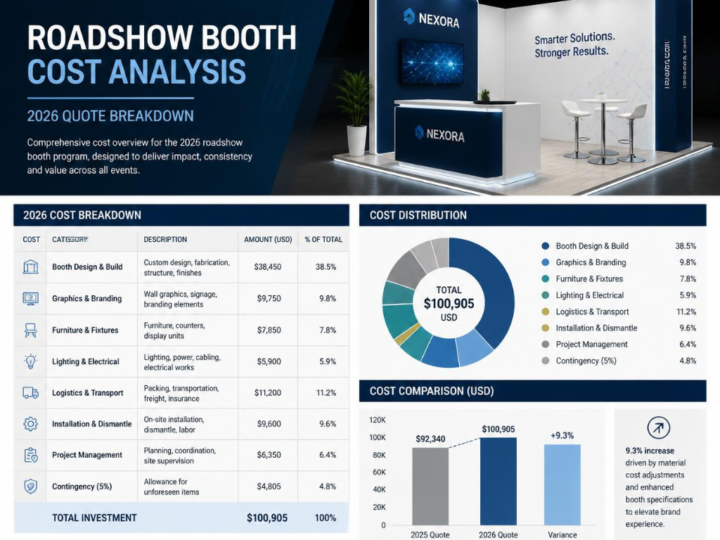 How much does a roadshow booth actually cost in Singapore?
