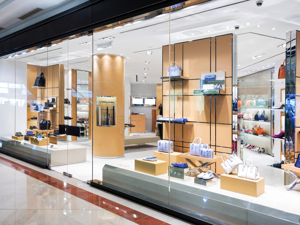 Zoning a retail store from entrance to cash wrap