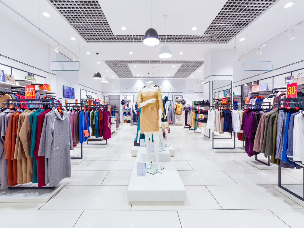 Which store layout works best for a small retail space?