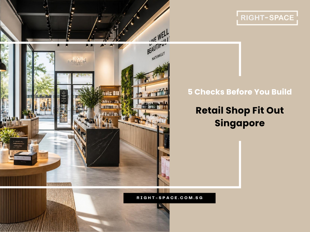 Retail Shop Fit Out Singapore: 5 Checks Before You Build